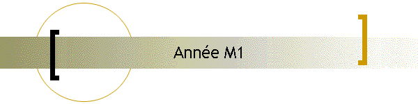 Ann�e M1